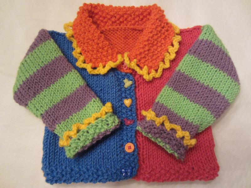 Marcie Brooks colorful sweater