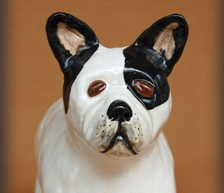 New artist, Bonnie Mitchell, creates these adorable pet banks; find your friend,
